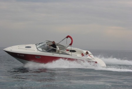 Excessive speed in a port can be punished with a fine by marine police