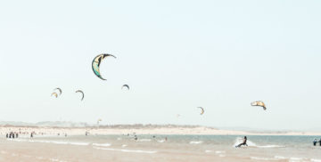 learning kitesurfing